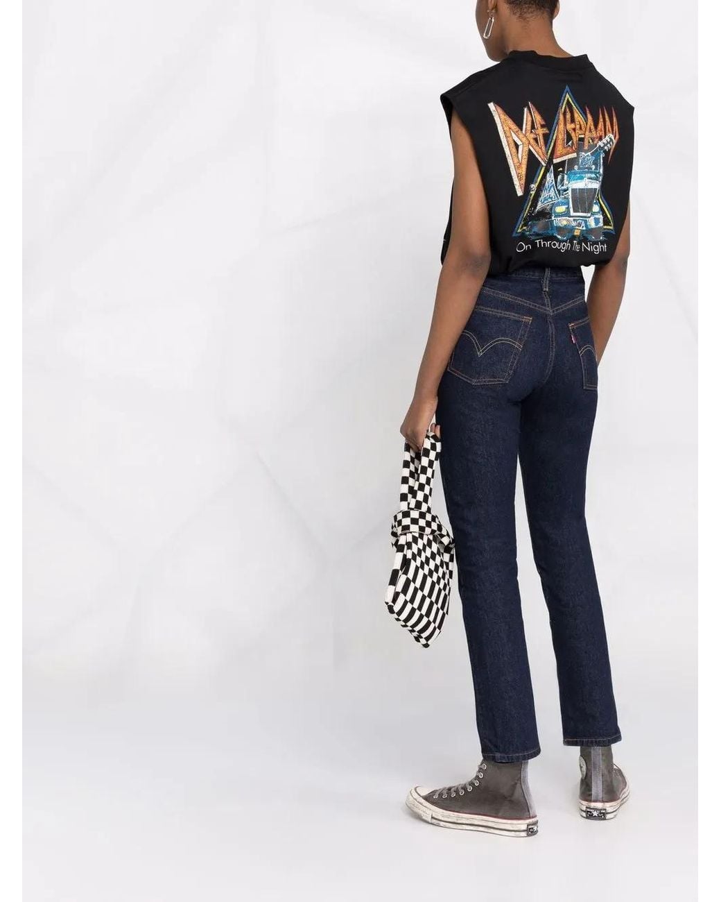 Jean 501 À Coupe Droite Levi's en coloris Blue