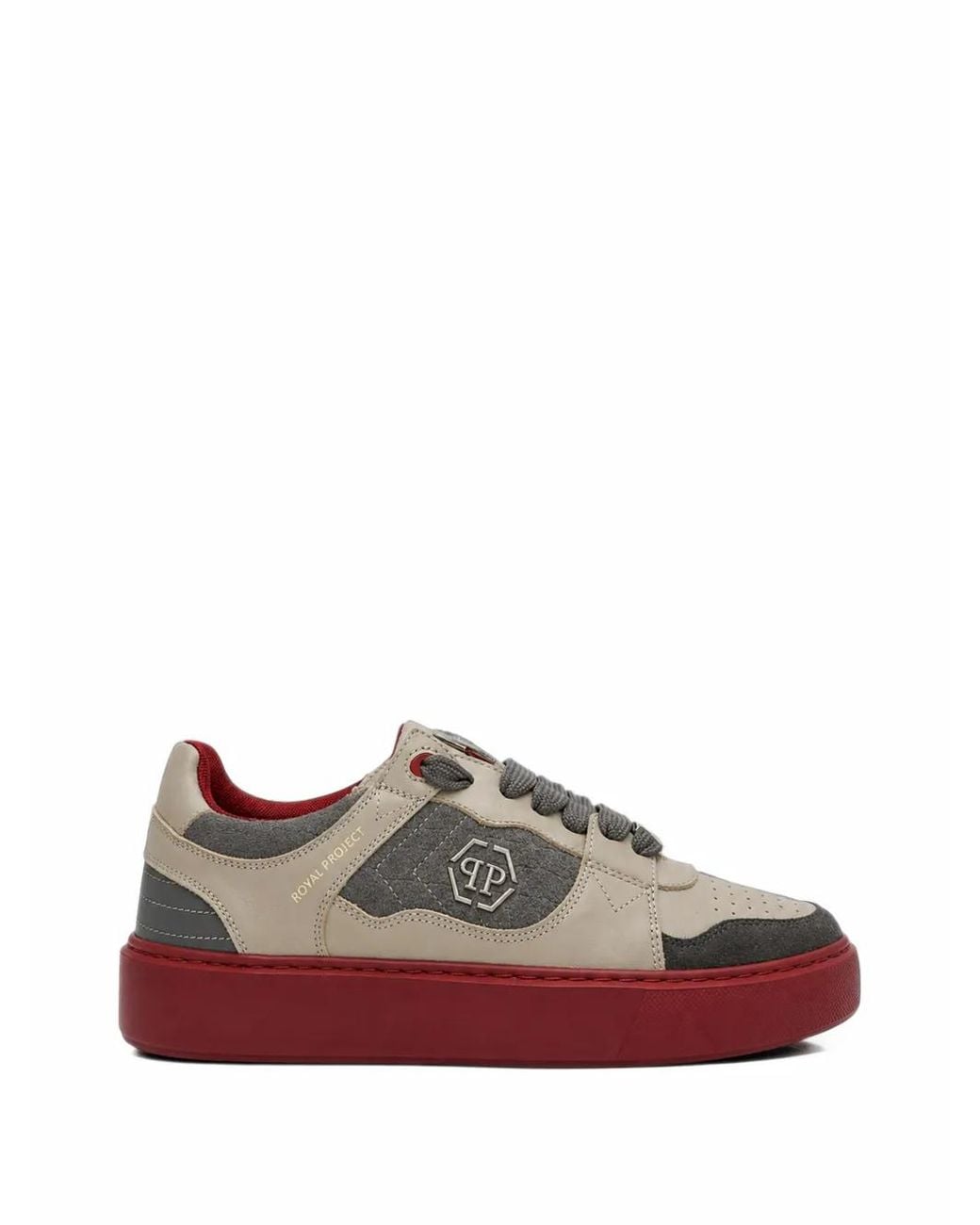 Philipp Plein Red Baskets Royal Project for men