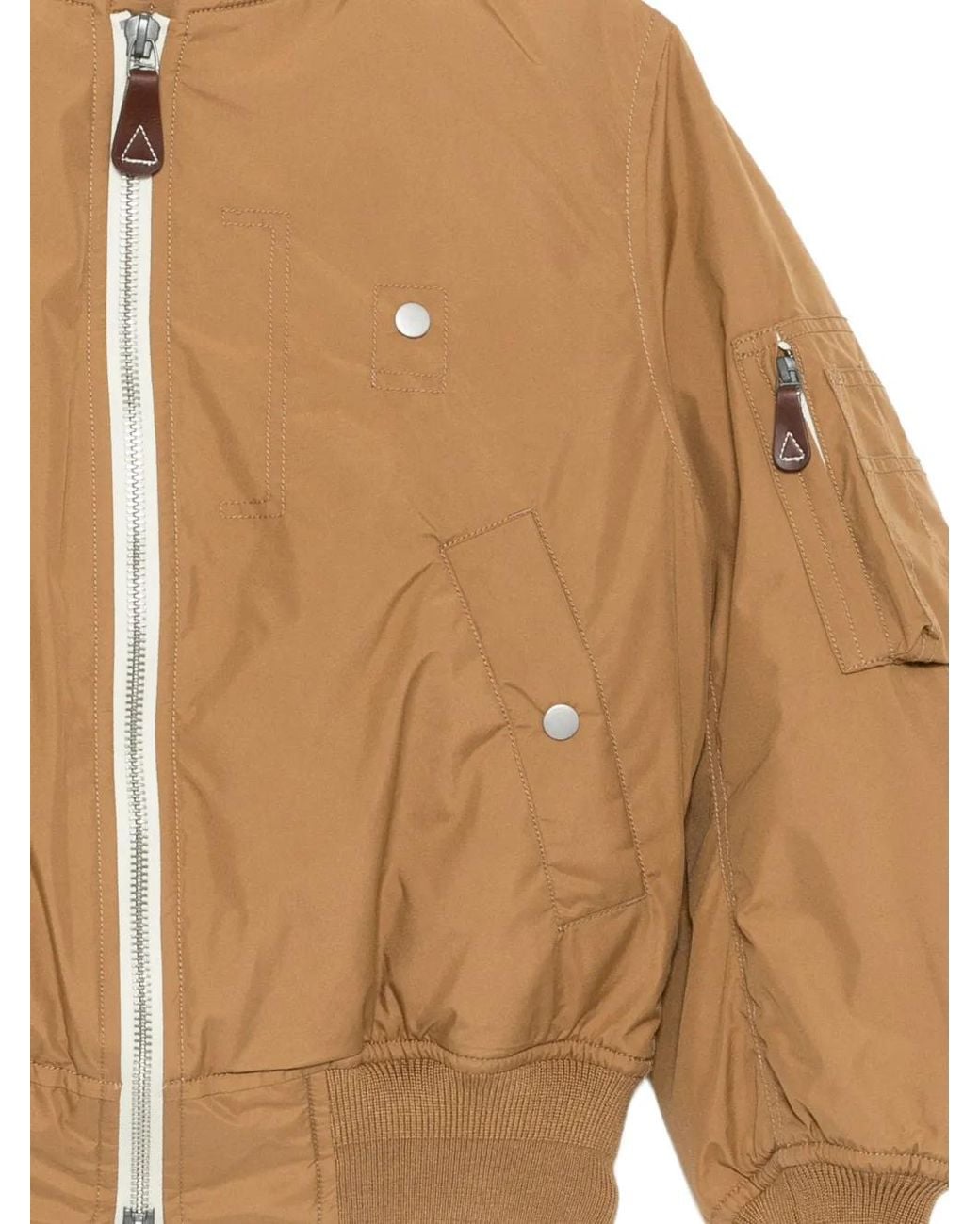Beumer Jacket Phenix Padded Bomer Jacket in Natural | Lyst