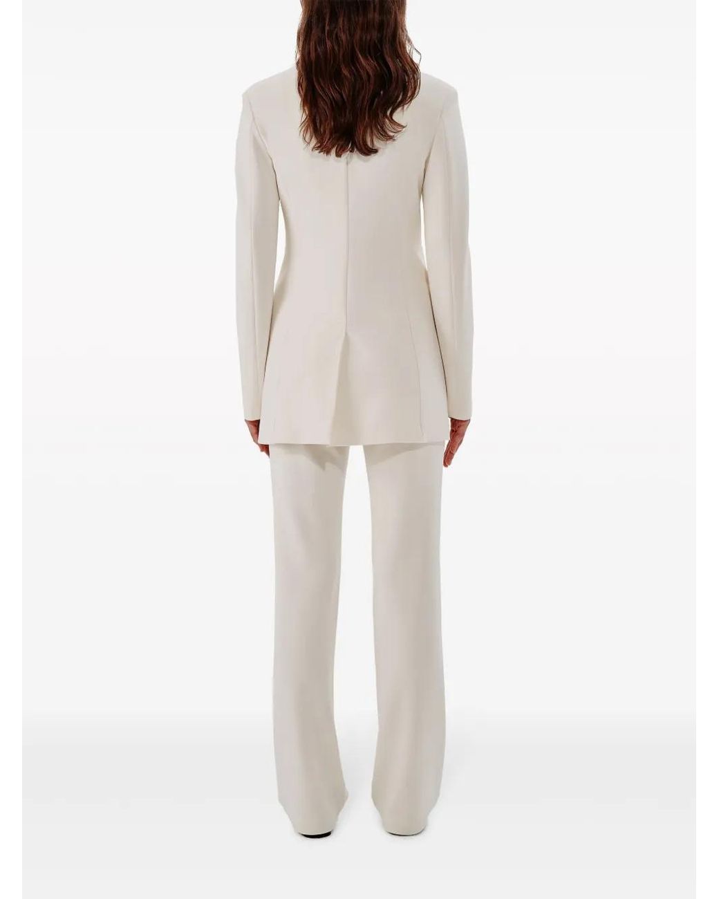 Another Tomorrow White Everday Jersey Blazer