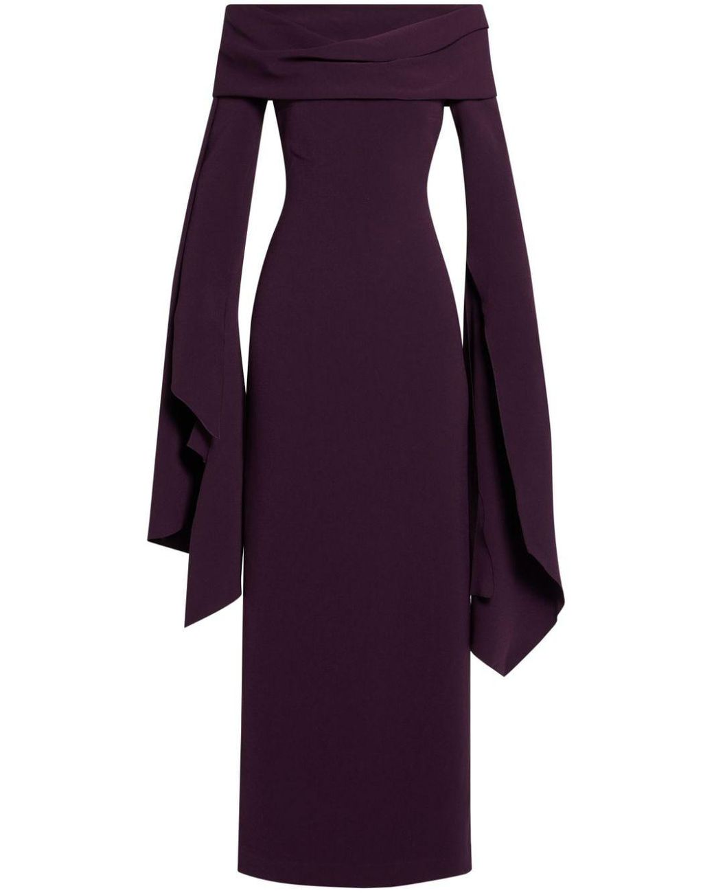 arden maxi dress solace london The Arden Maxi Dress in Aubergine