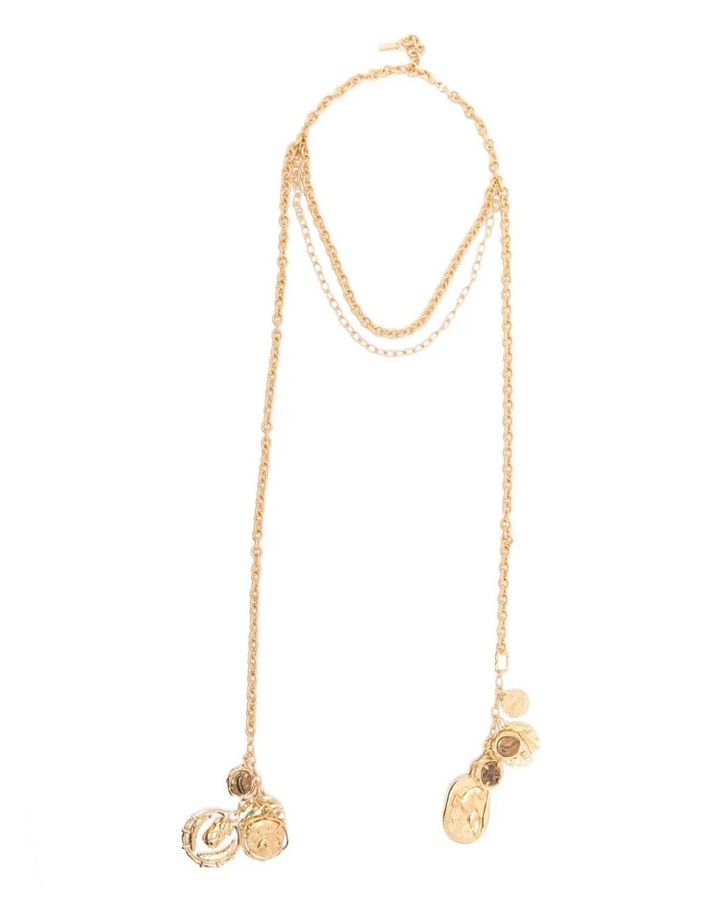 Chloé White Medals Necklace