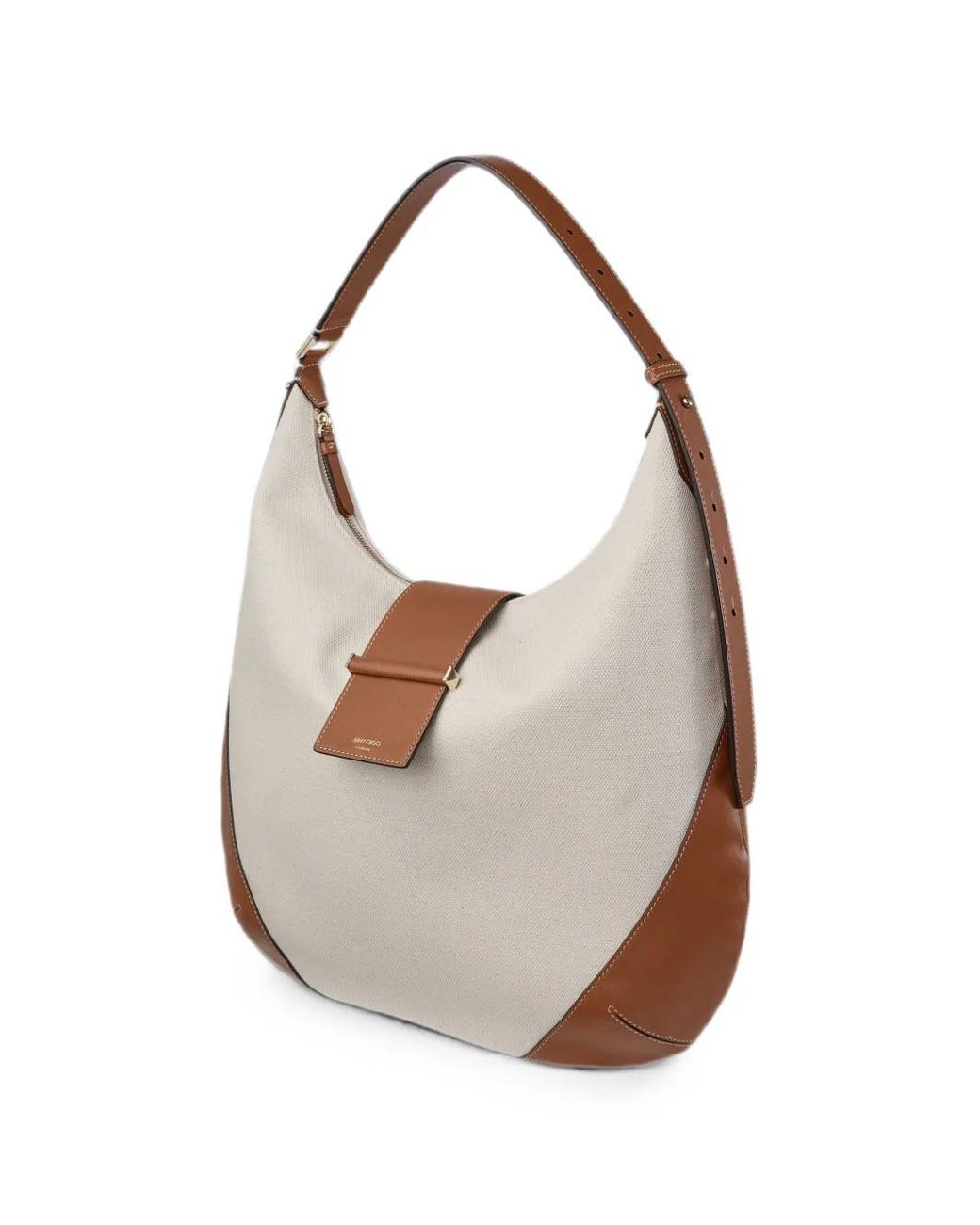 Jimmy Choo White Bar Shoulder Bag