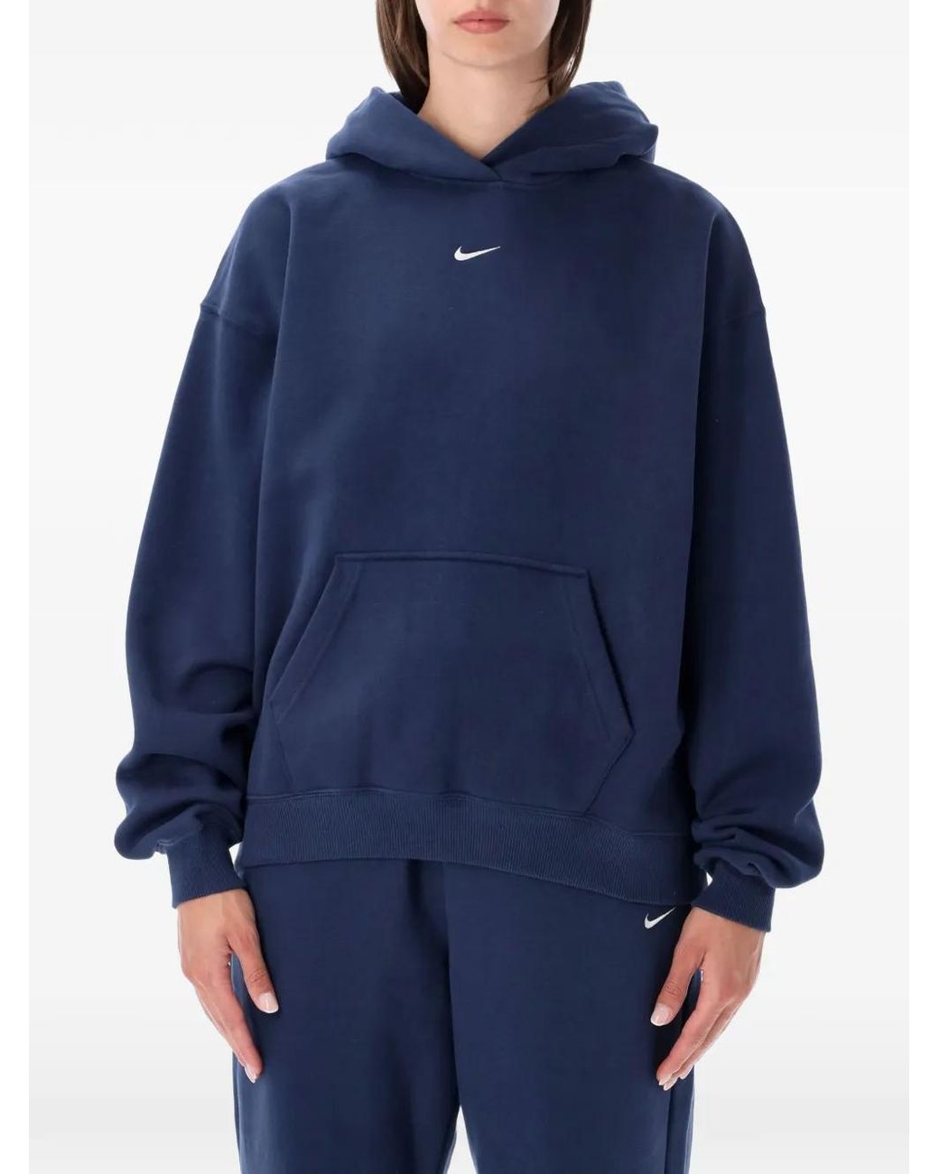 Nike Blue Studio Fleece Hoodie