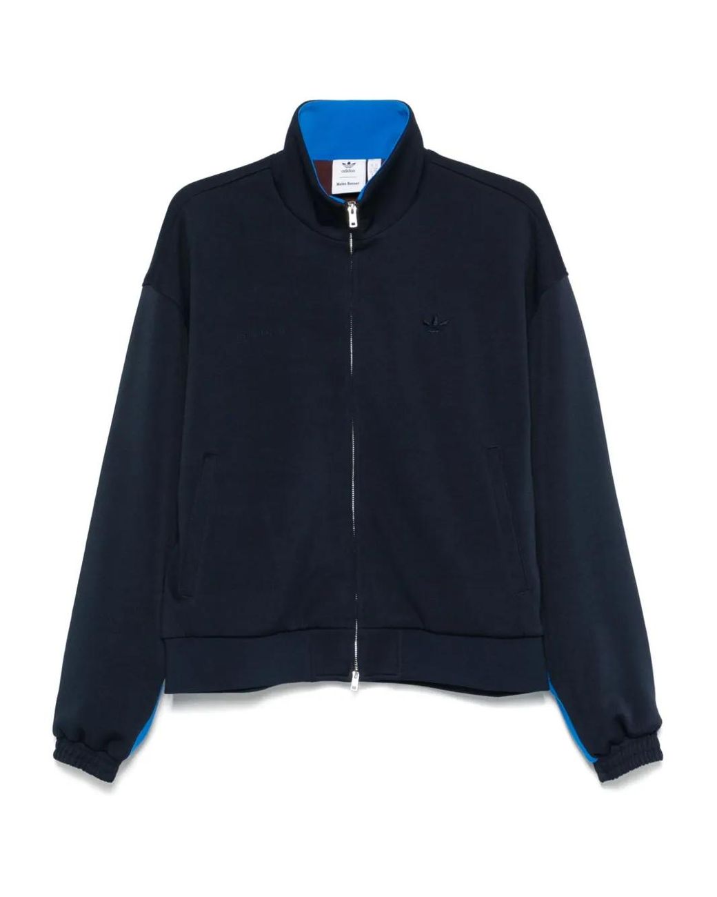 Adidas Blue Trefoil-Logo Track Jacket