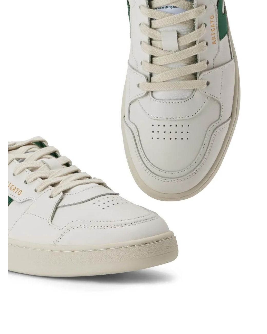 Axel Arigato Green Dice-A Low-Top Leather Sneakers