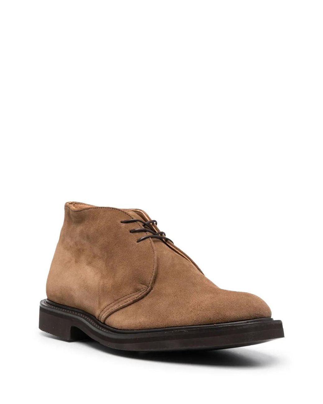 Tricker's Brown Aldo Suede Ankle Boots for men