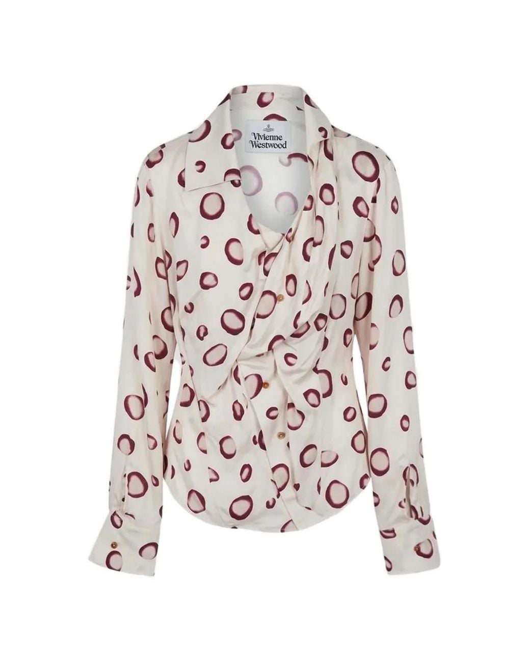 Vivienne Westwood White Drunken Shirt