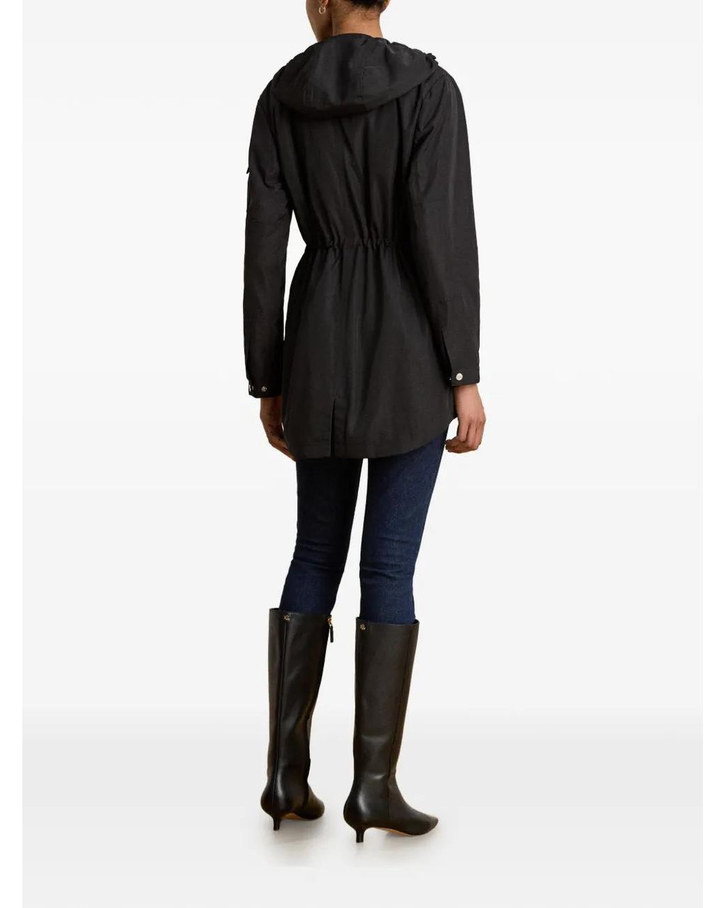 Ralph Lauren Black 2-In-1 Hooded Coat