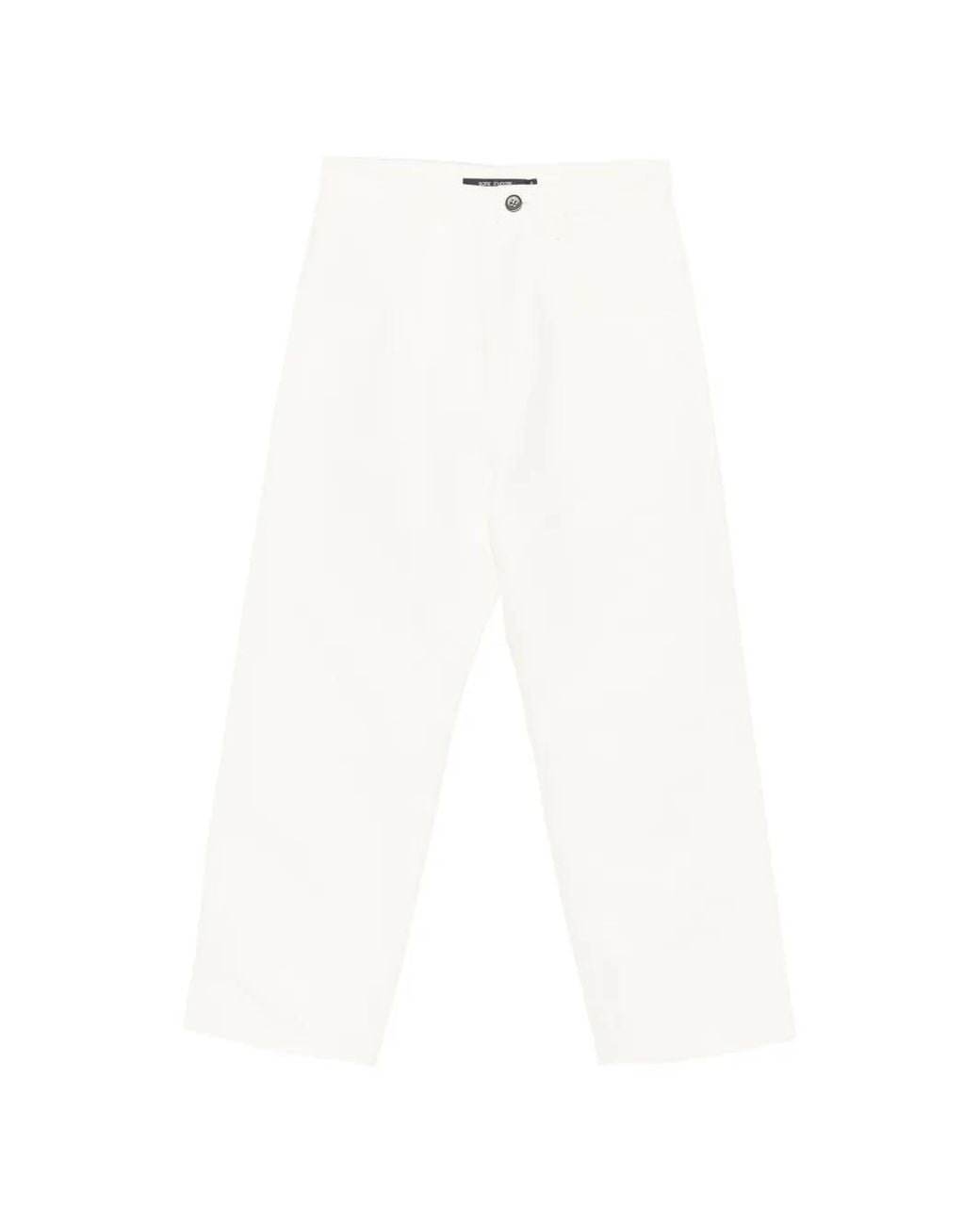 Sofie D'Hoore White Pantalon Phill À Coupe Droite