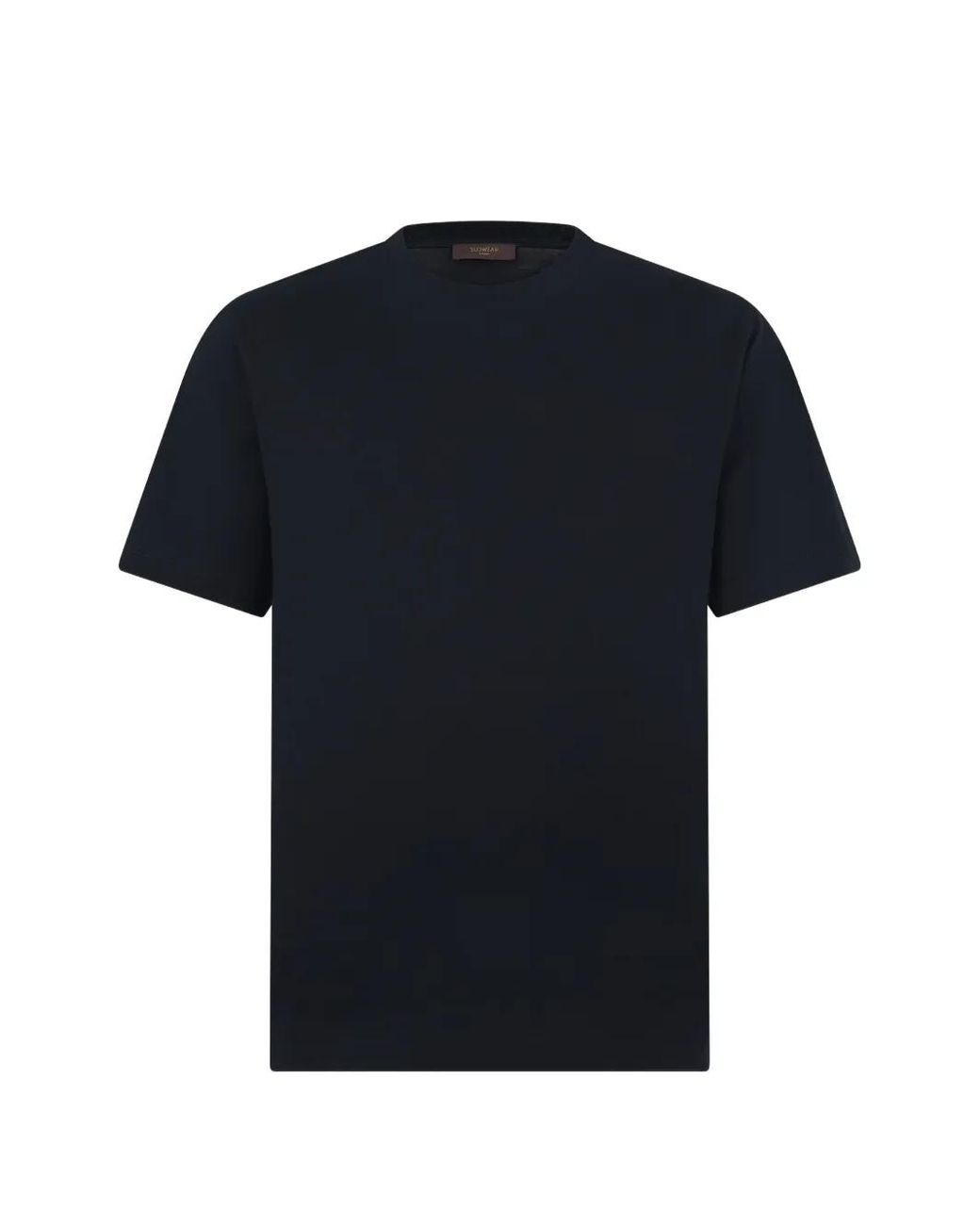 Slowear Black Cotton T-Shirt for men