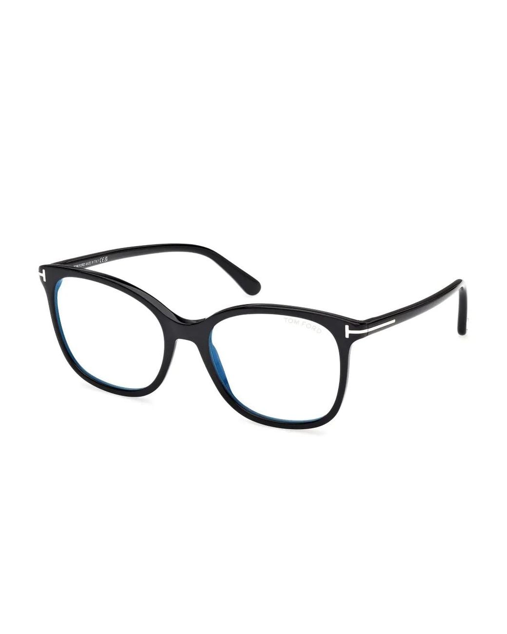 Tom Ford Brown Round-Frame Glasses