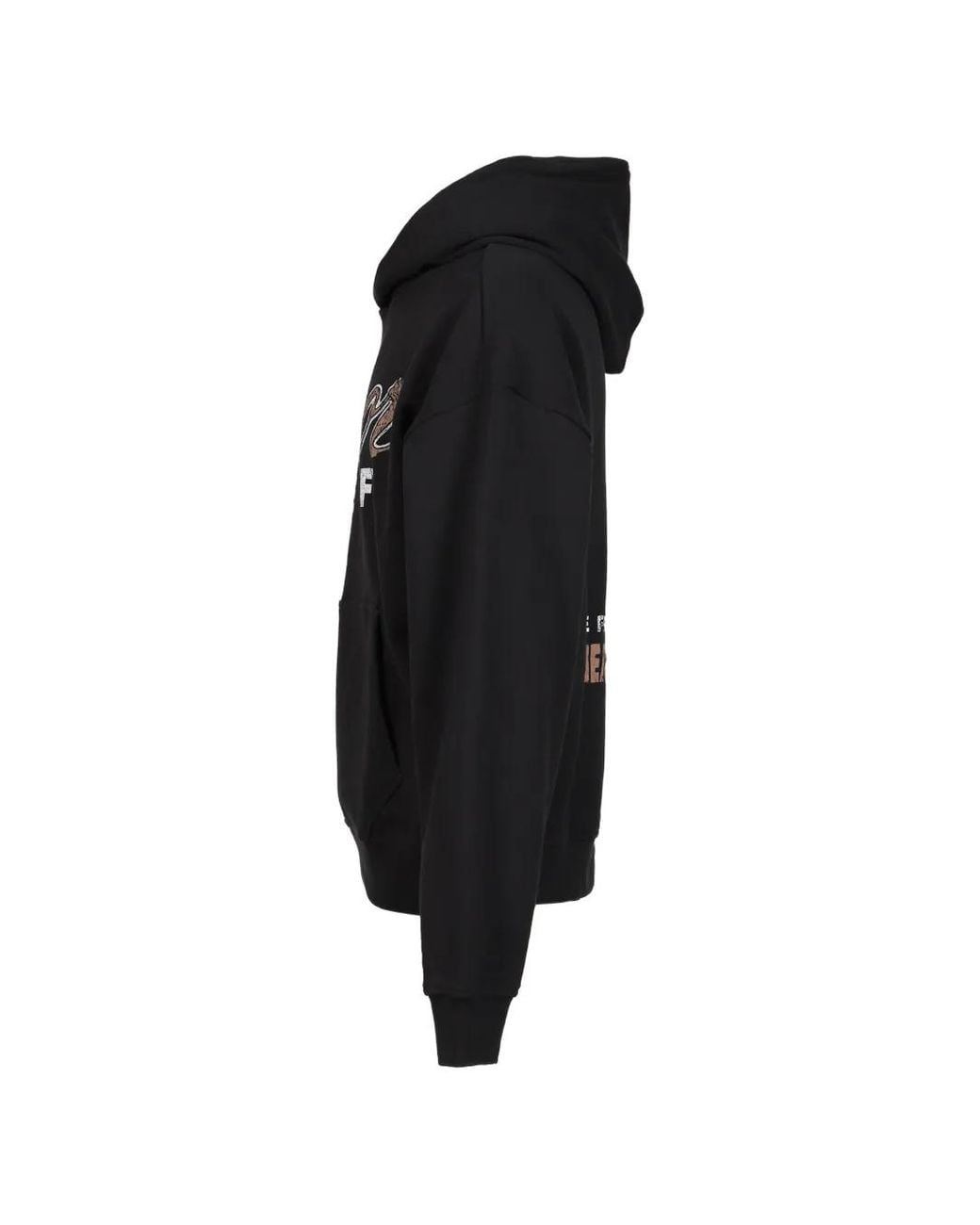 Honor The Gift Black Heart & Pride Graphic-Print Hoodie for men