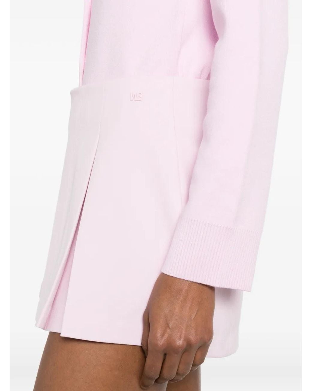 WRSTBHVR Mini-Plooirok in het Pink