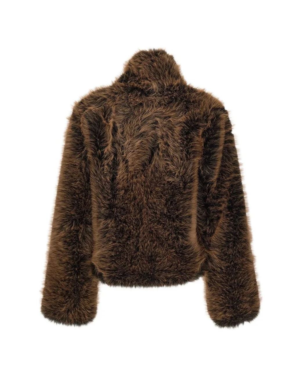 BB COUTURE Brown Veste Susan En Fourrure Artificielle