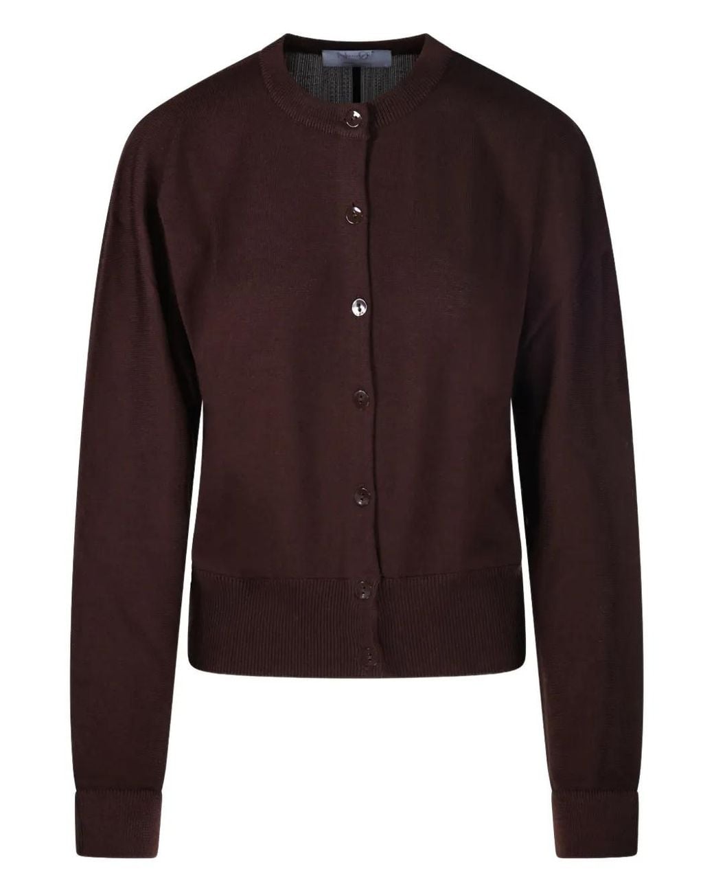 Daniele Fiesoli Brown Buttoned Cardigan