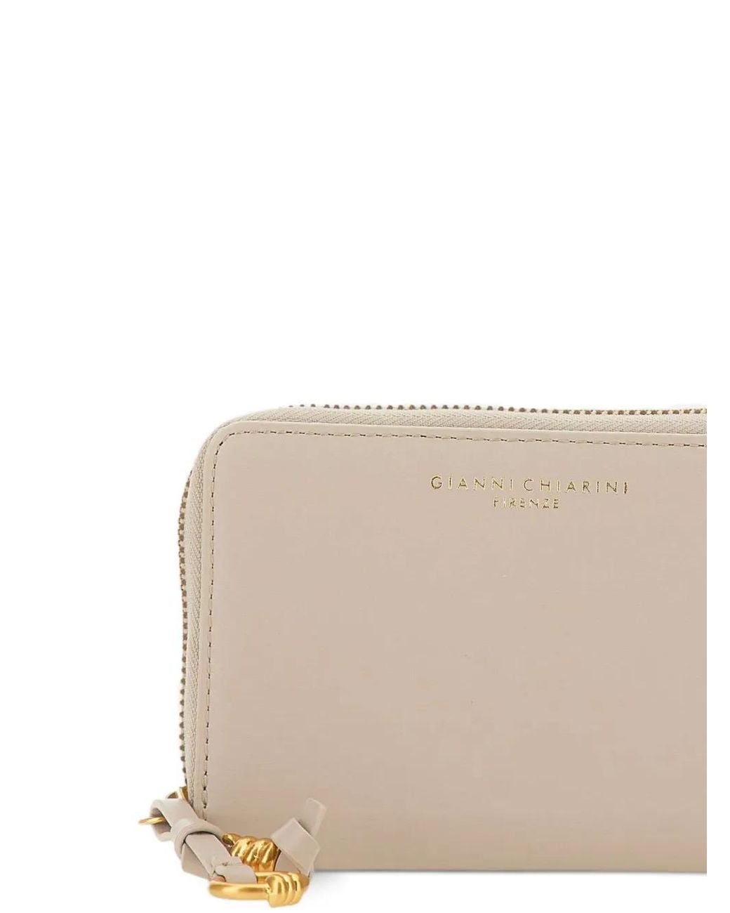 Gianni Chiarini Natural Dollaro Leather Wallet