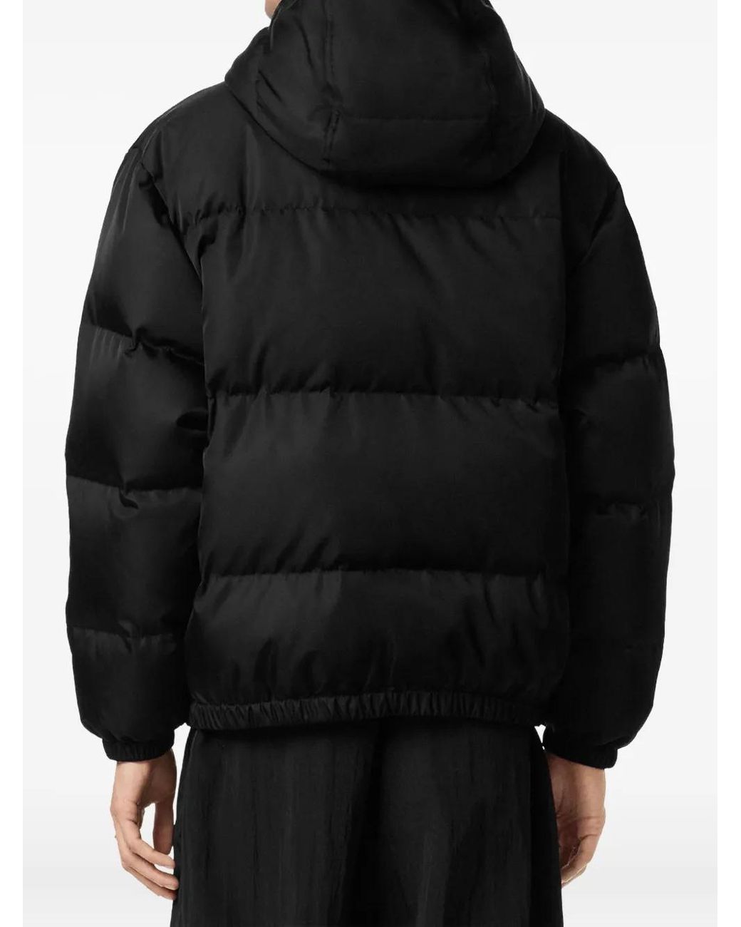 Versace Black Embroidered-Logo Jacket for men