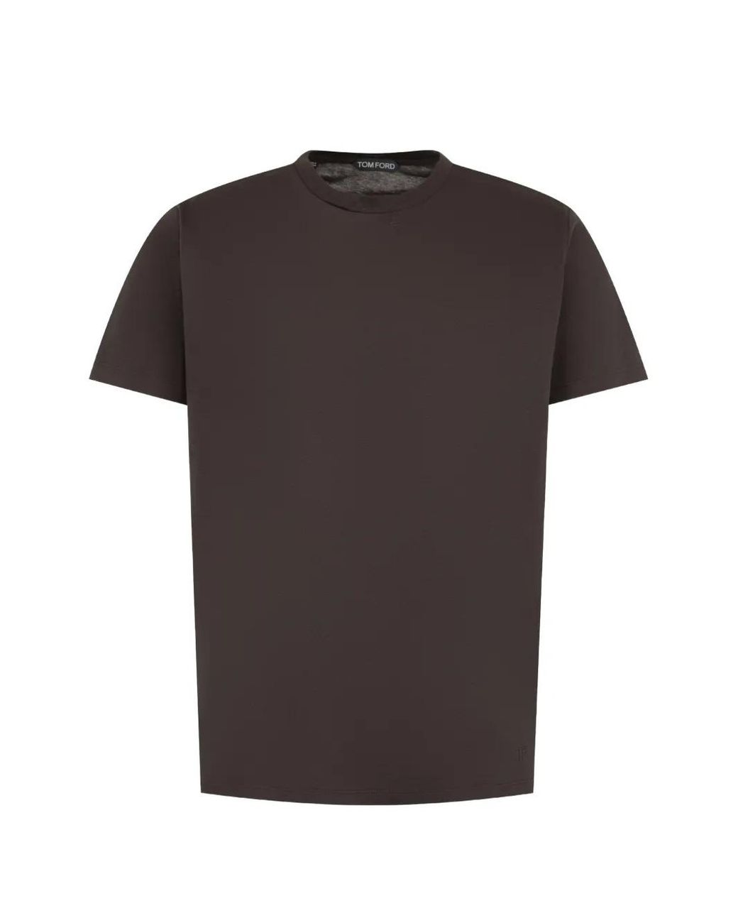 Tom Ford Black Cotton Silk T-Shirt for men