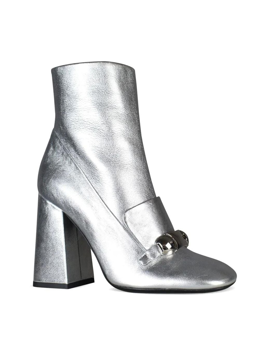 Burberry White Brabant Boots
