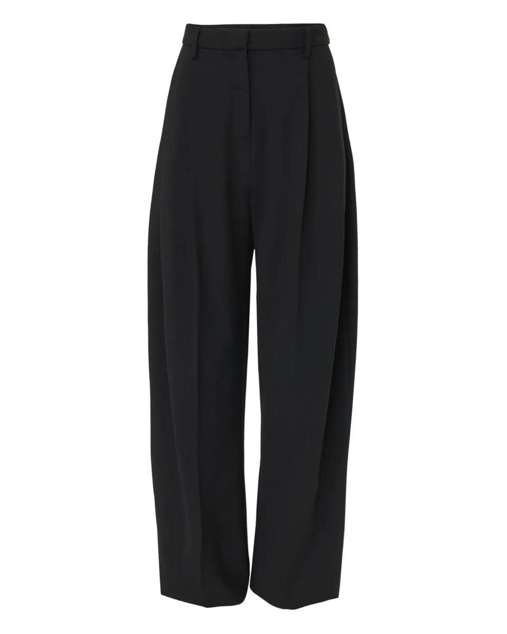 Carolina Herrera Black Pleated Trousers