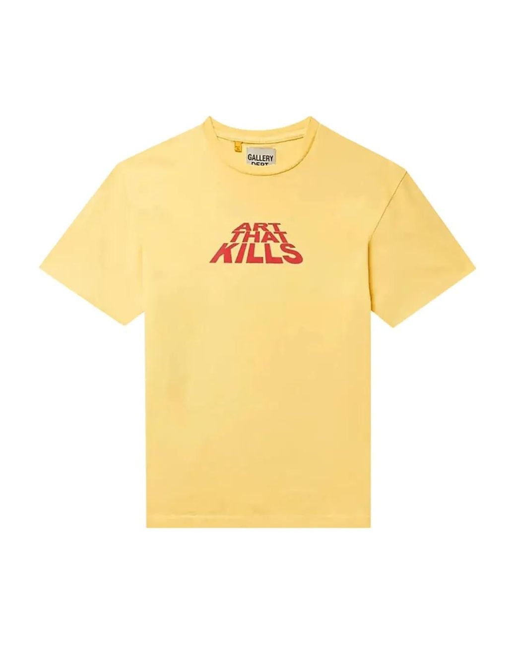GALLERY DEPT. Yellow Slogan-Print T-Shirt