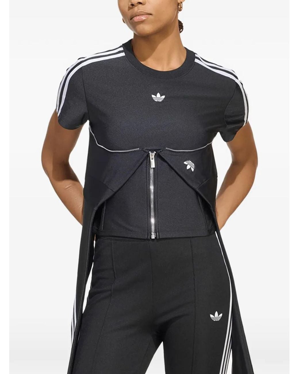 Adidas Black X Mia Marquez Corset T-Shirt