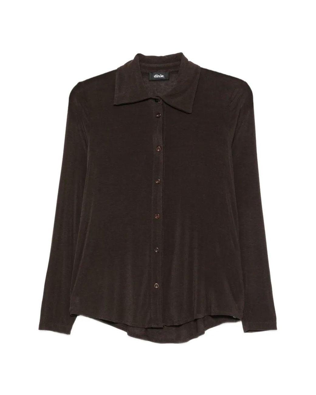 Dixie Black Long-Sleeve Button-Up Shirt