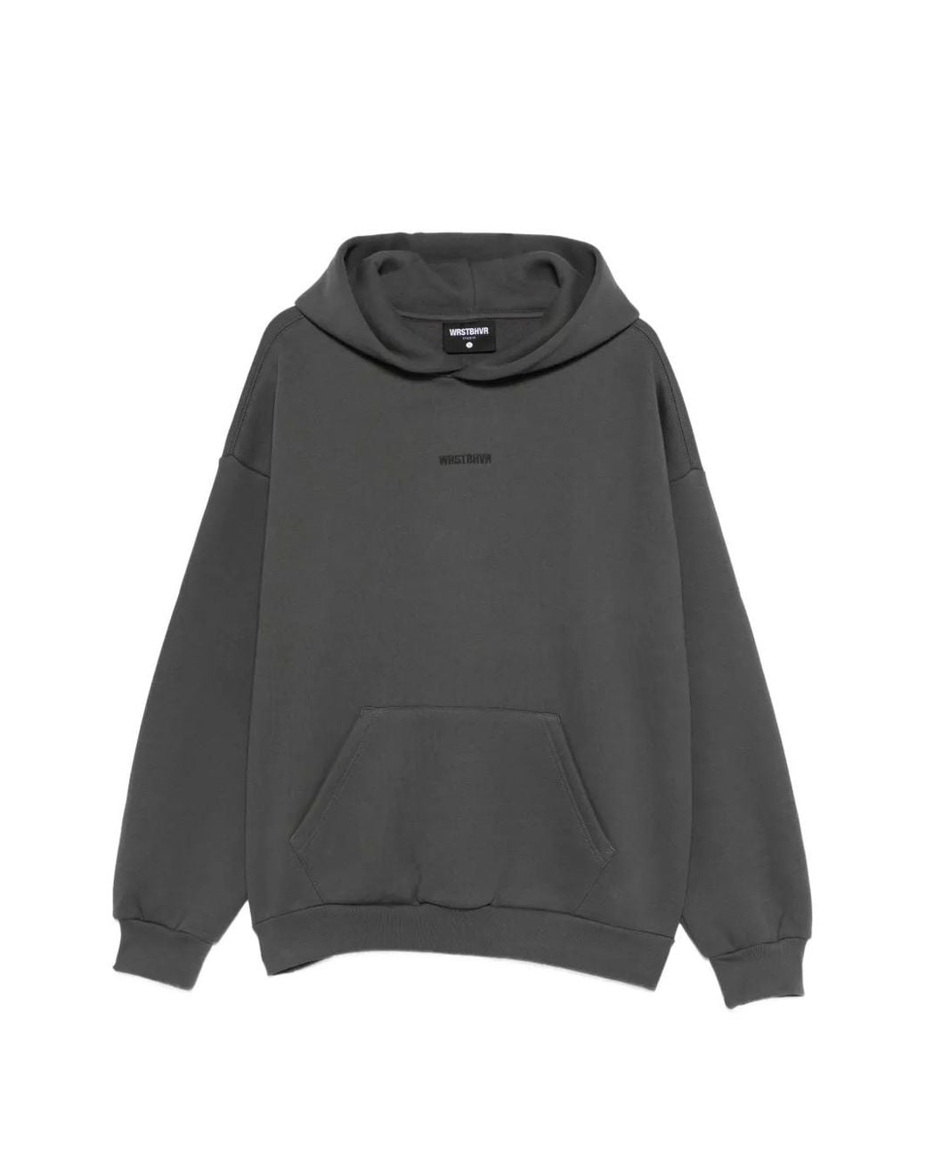 WRSTBHVR Gray Hooded Pocket Sweatshirt