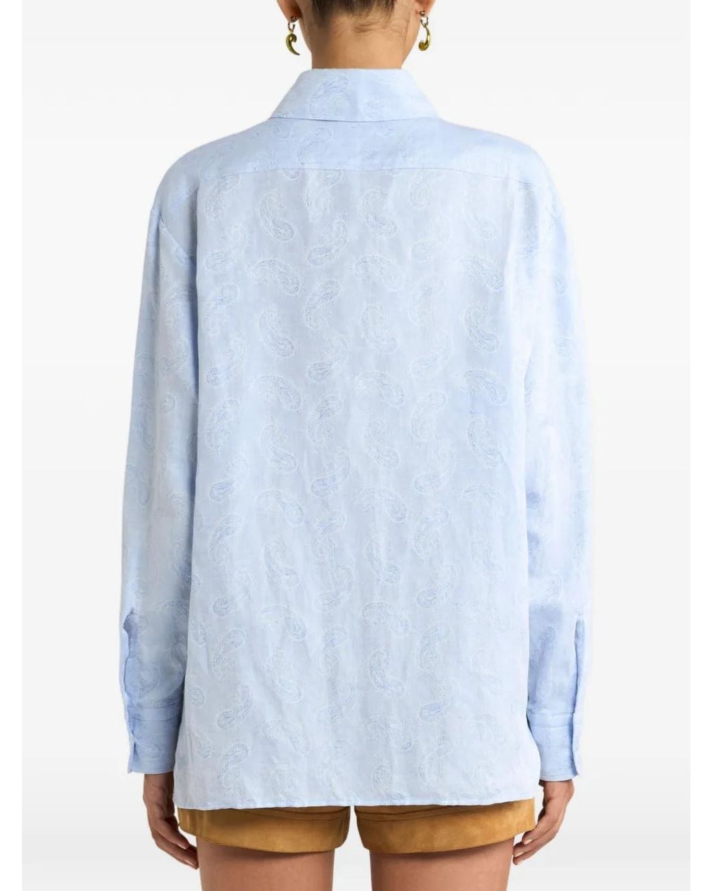 Etro Blue Regular Shirt