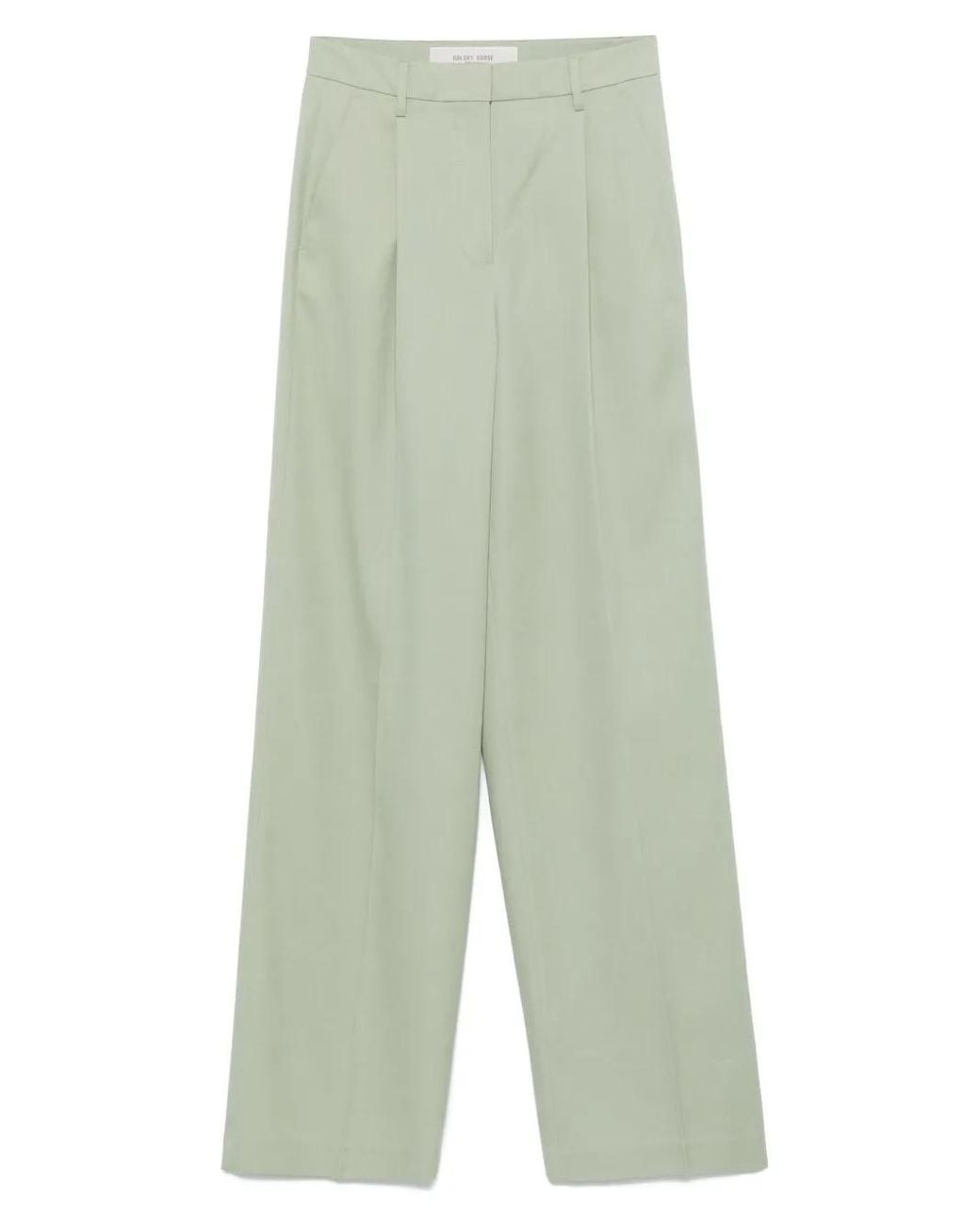 Golden Goose Deluxe Brand Green Straight Trousers