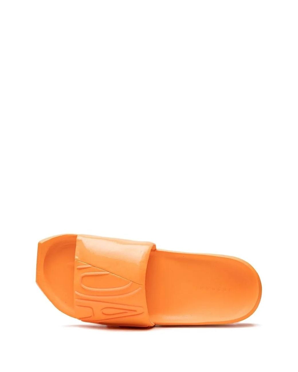 Nike Orange Claquettes Nola