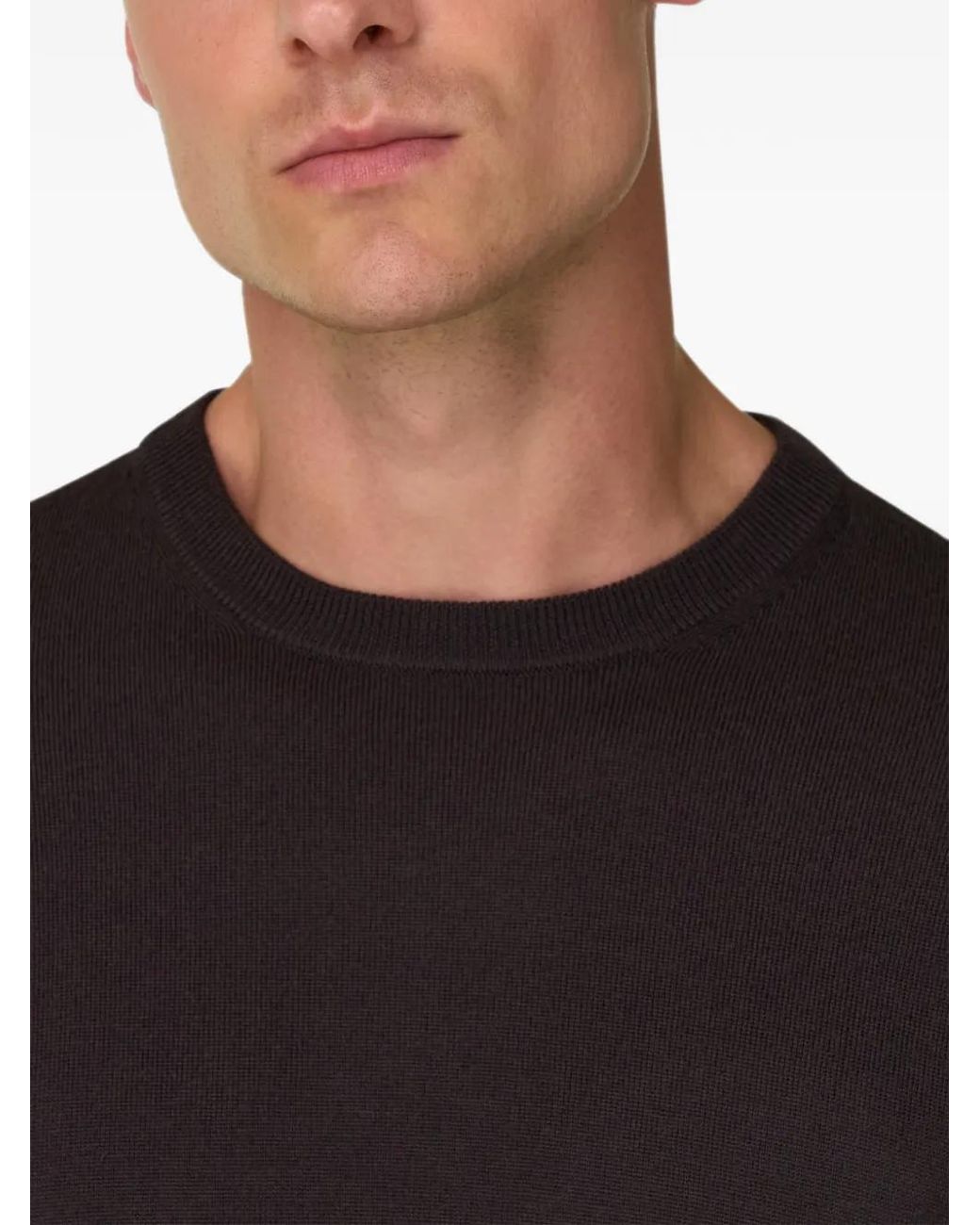 Boggi Black Crew Neck for men