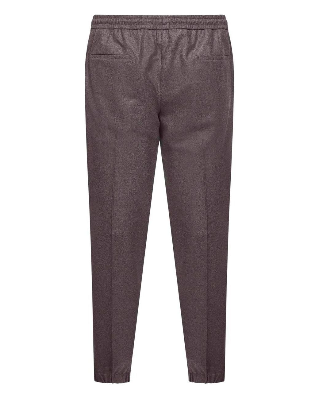 D4.0 Gray Drawstribg Trousers for men