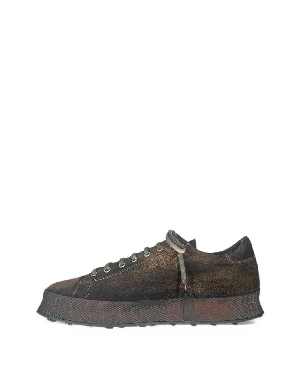 shotof Gray Platform Sneakers for men