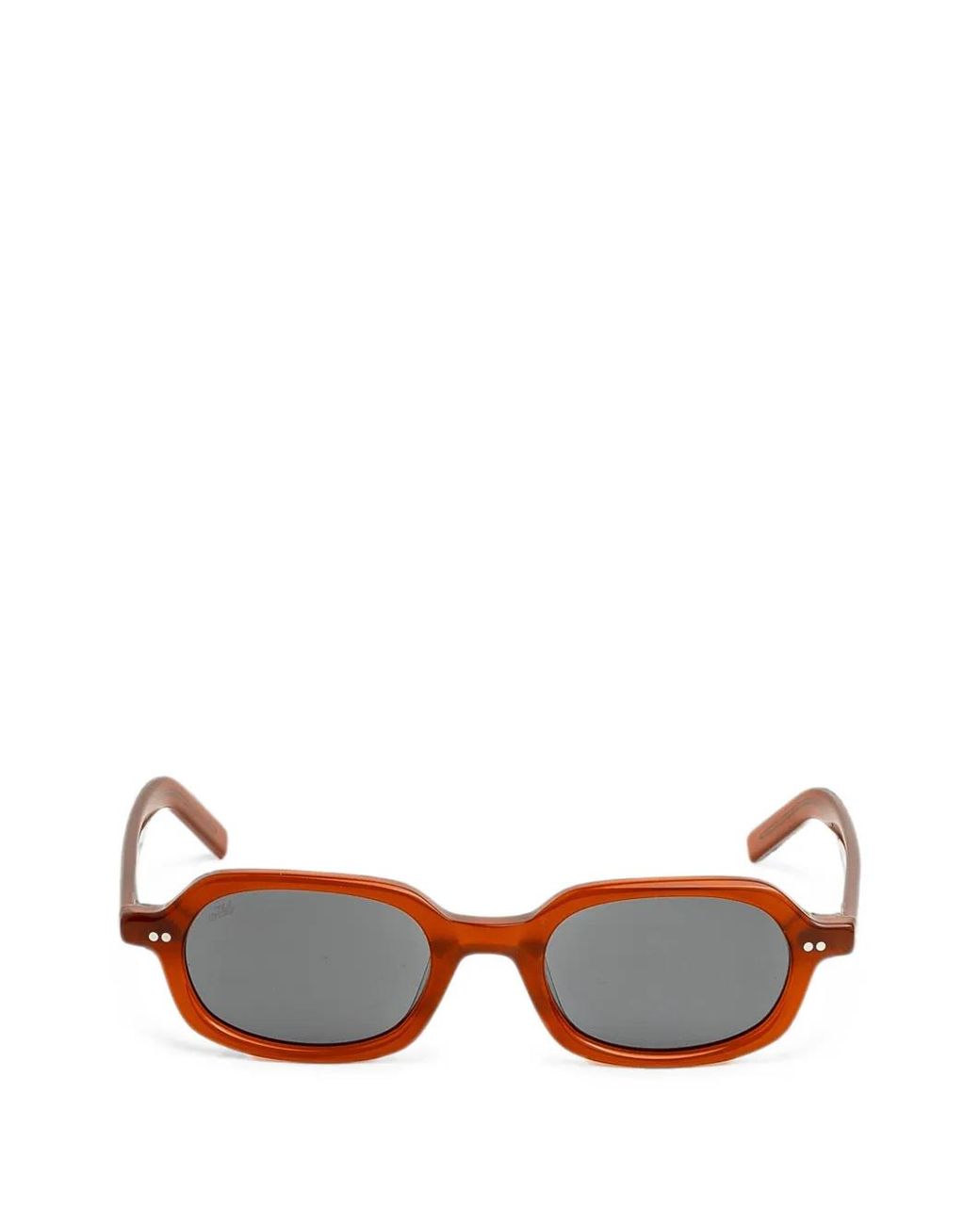 AKILA Brown Psyche Rectangle-Frame Sunglasses