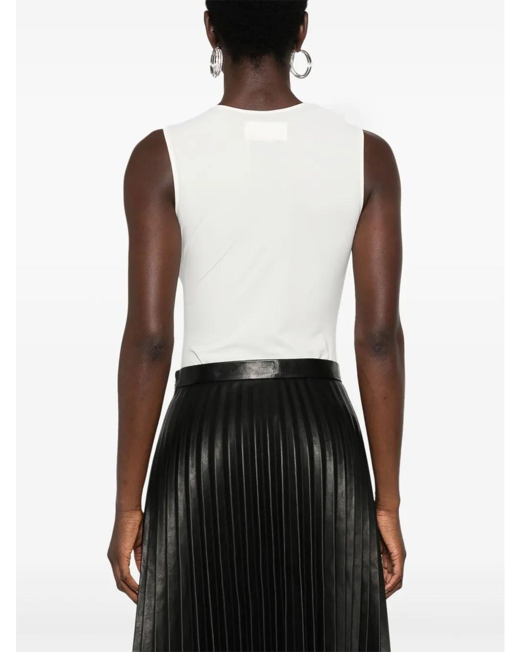 Maison Margiela White Jersey Bodysuit