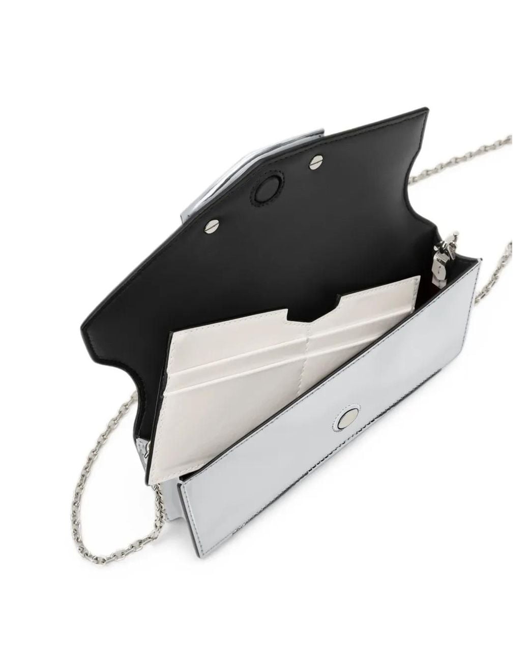 Givenchy White Antigona Wallet On Chain