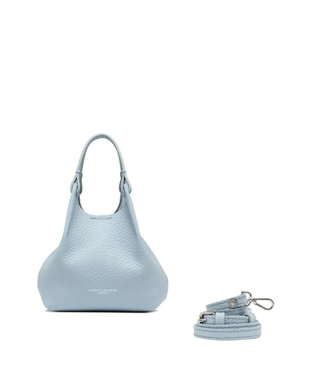 Gianni Chiarini Dua Suède Leren Schoudertas in het Blue