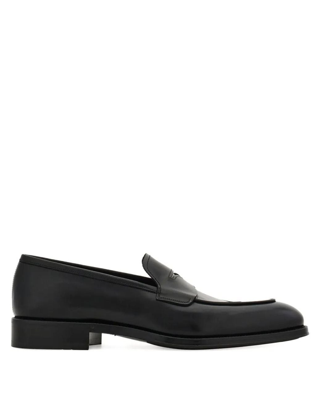 Ferragamo Black Penny Loafers for men