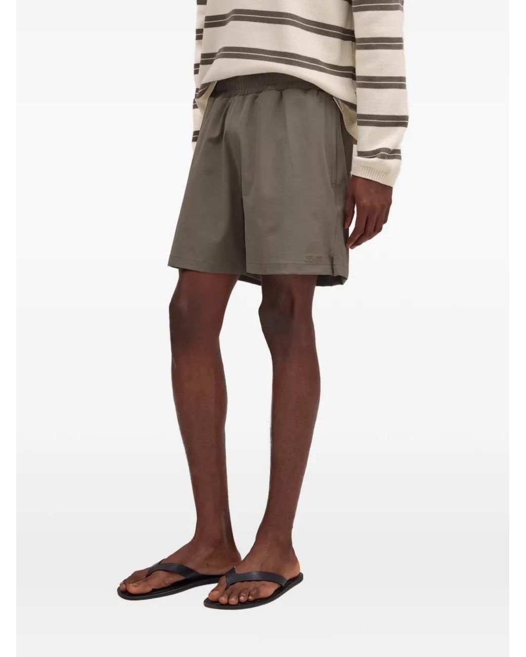 NN07 Green Holiday Logo-Detail Swim Shorts for men