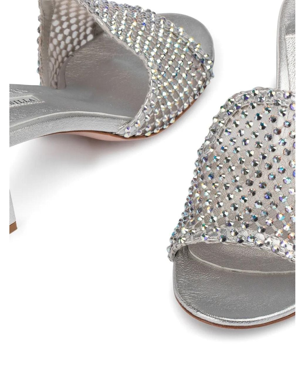 Le Silla White Gilda Sandals
