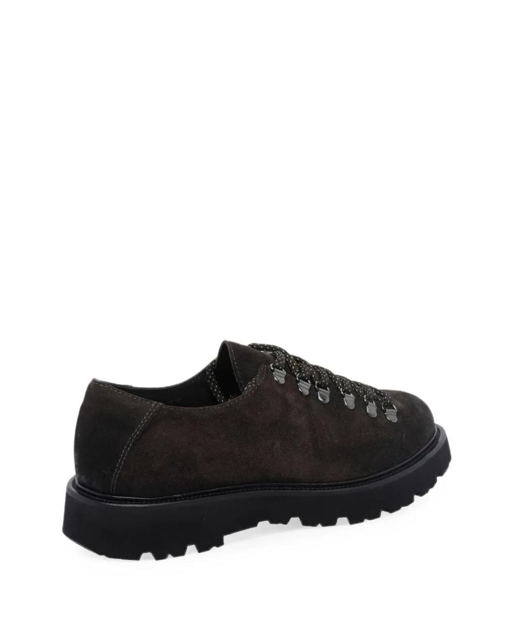 Pawelk's Black Baskets Basses En Daim À Bout Rond for men