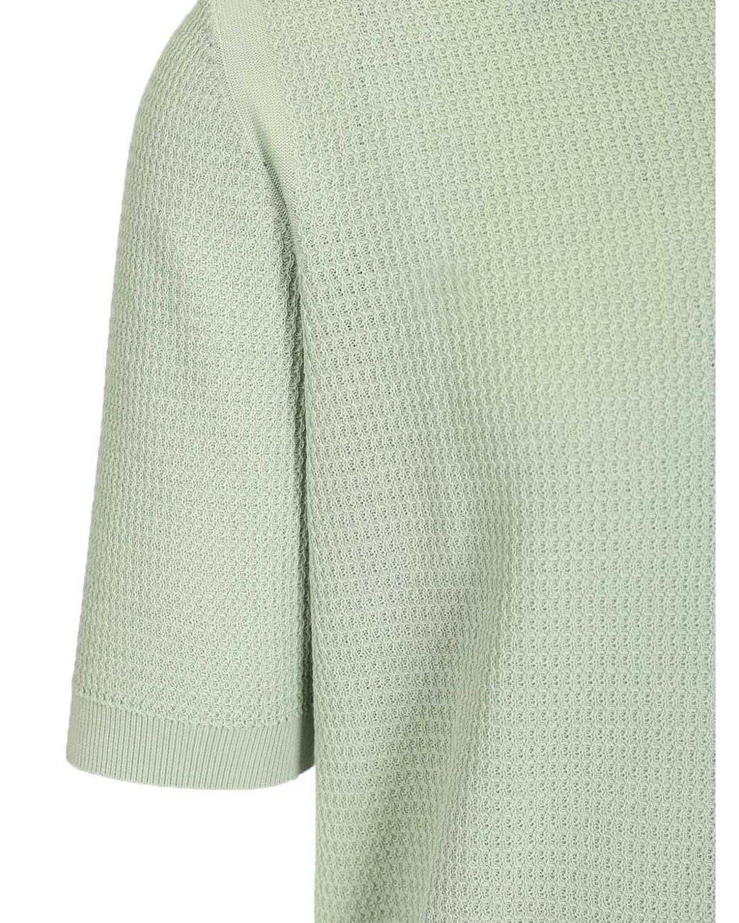 Ballantyne Green Waffle-Knit T-Shirt for men