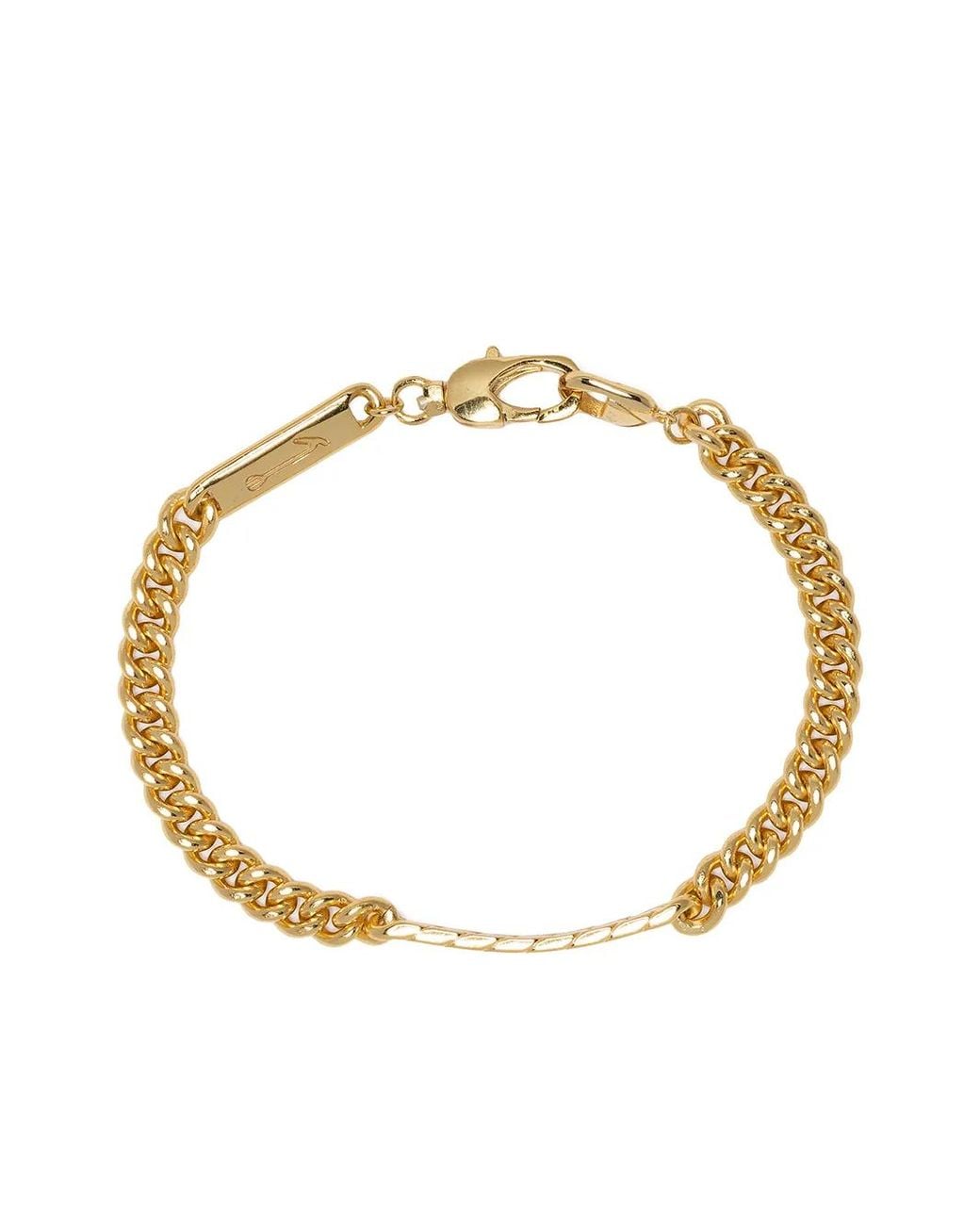 CAPSULE ELEVEN Metallic Power Tag Chain Bracelet