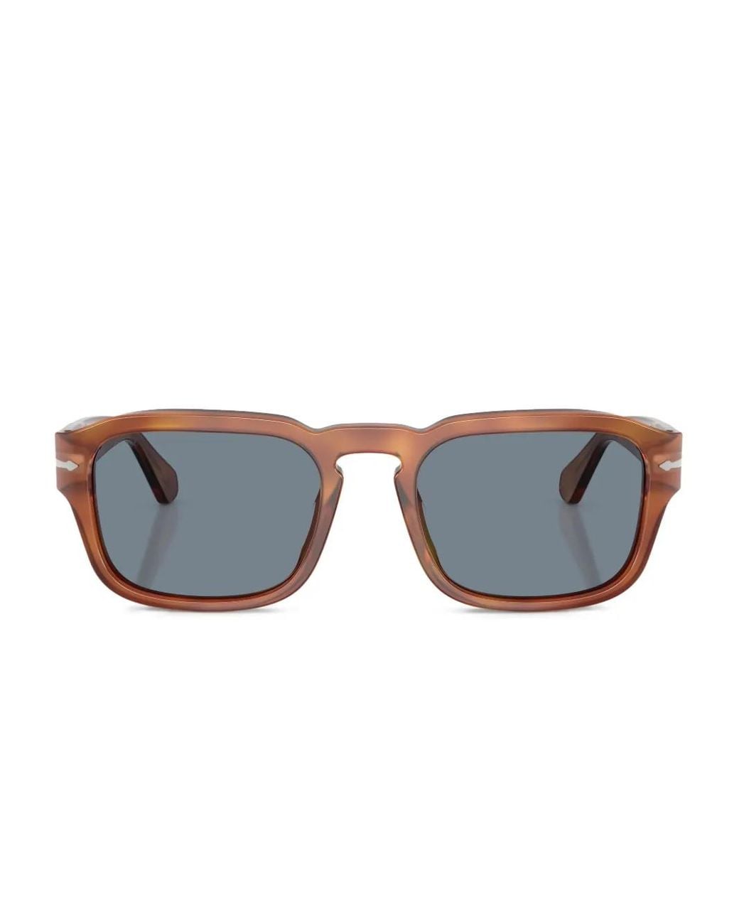Persol Blue Square-Frame Sunglasses