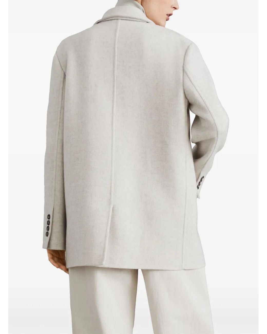 Brunello Cucinelli Gray Wool Blazer