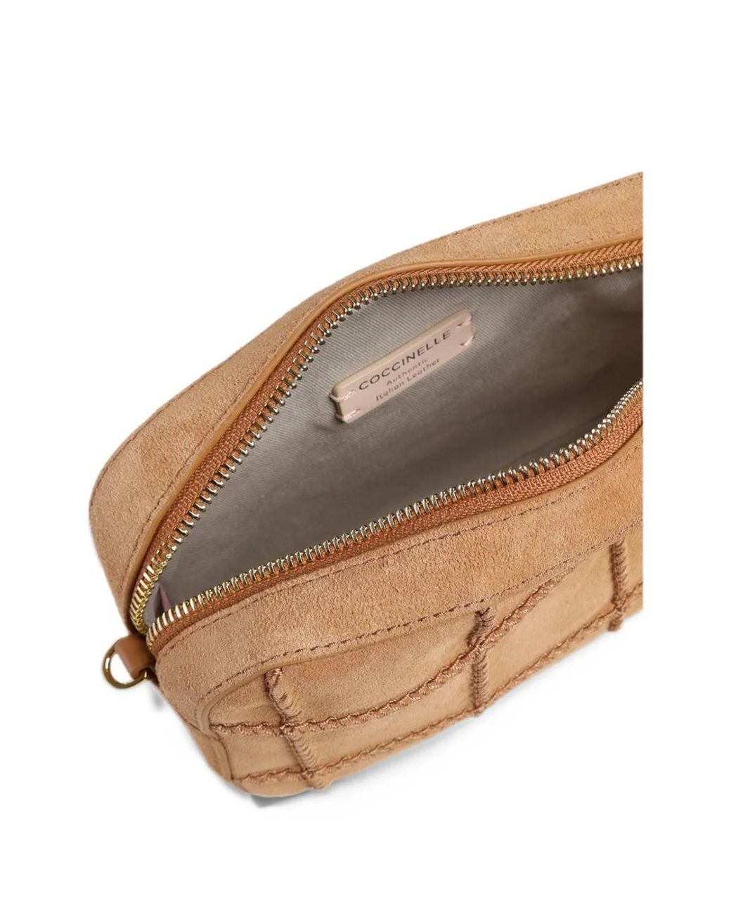 Coccinelle Brown Tebe Quilted Mini Bag