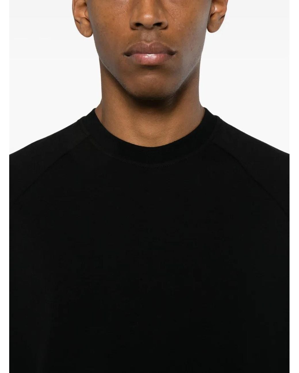 Nomen Nescio Black T-Shirt À Manches Raglan