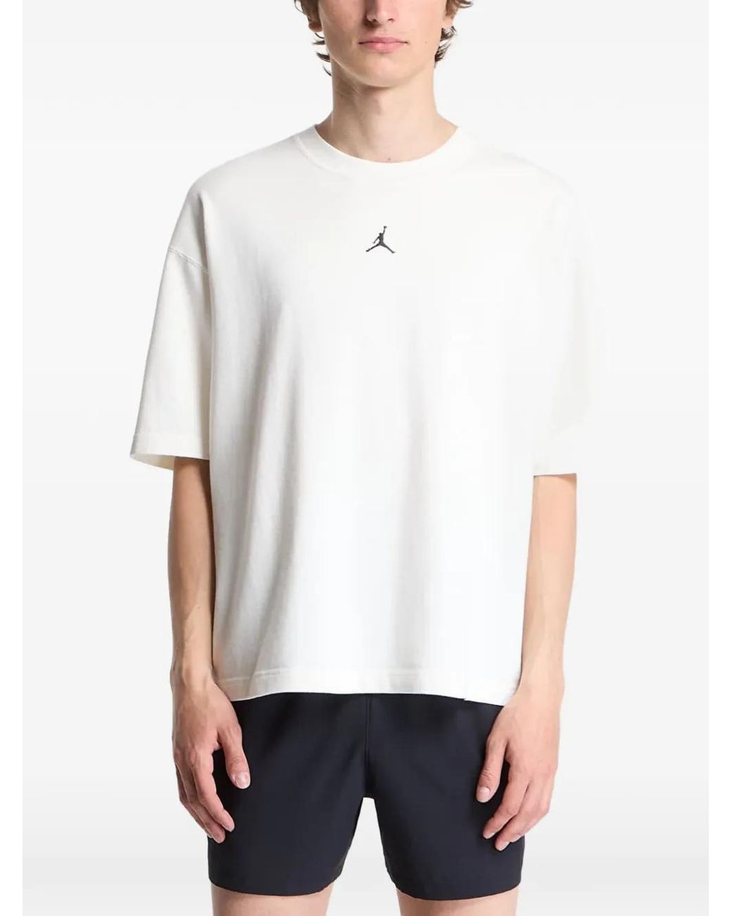 Nike White Flight Logo-Print T-Shirt for men